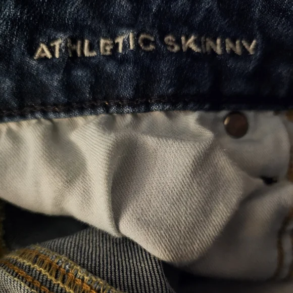 American Eagle Jeans Mens 32x32 AirFlex+ Blue Denim Athletic Skinny - Picture 11 of 11